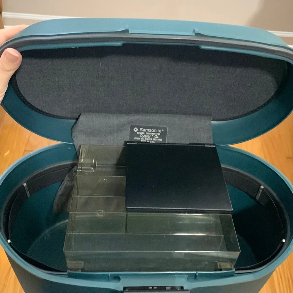 Samsonite Vintage Hardcase Jewelry and Makeup Organizer